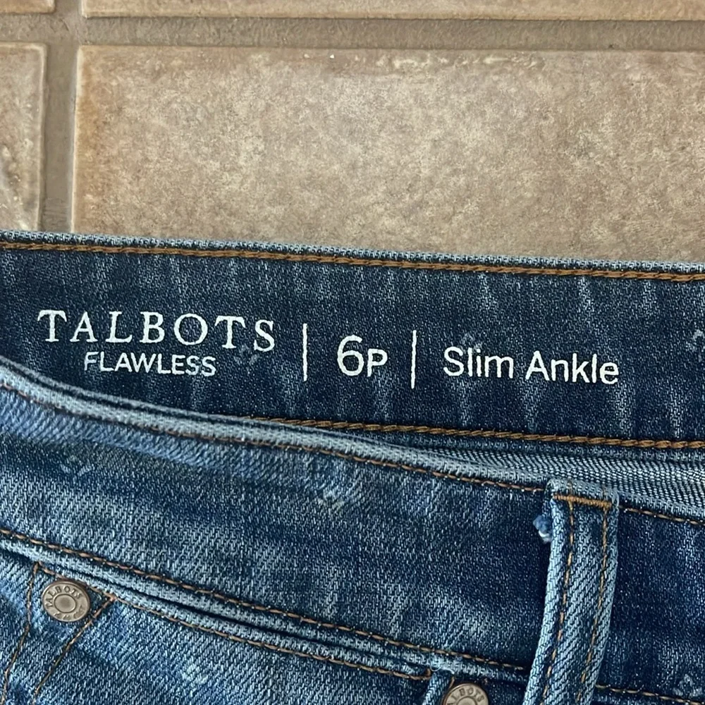 Talbots Blue Skinny Jeans Modern Fit - Picture 4 of 7